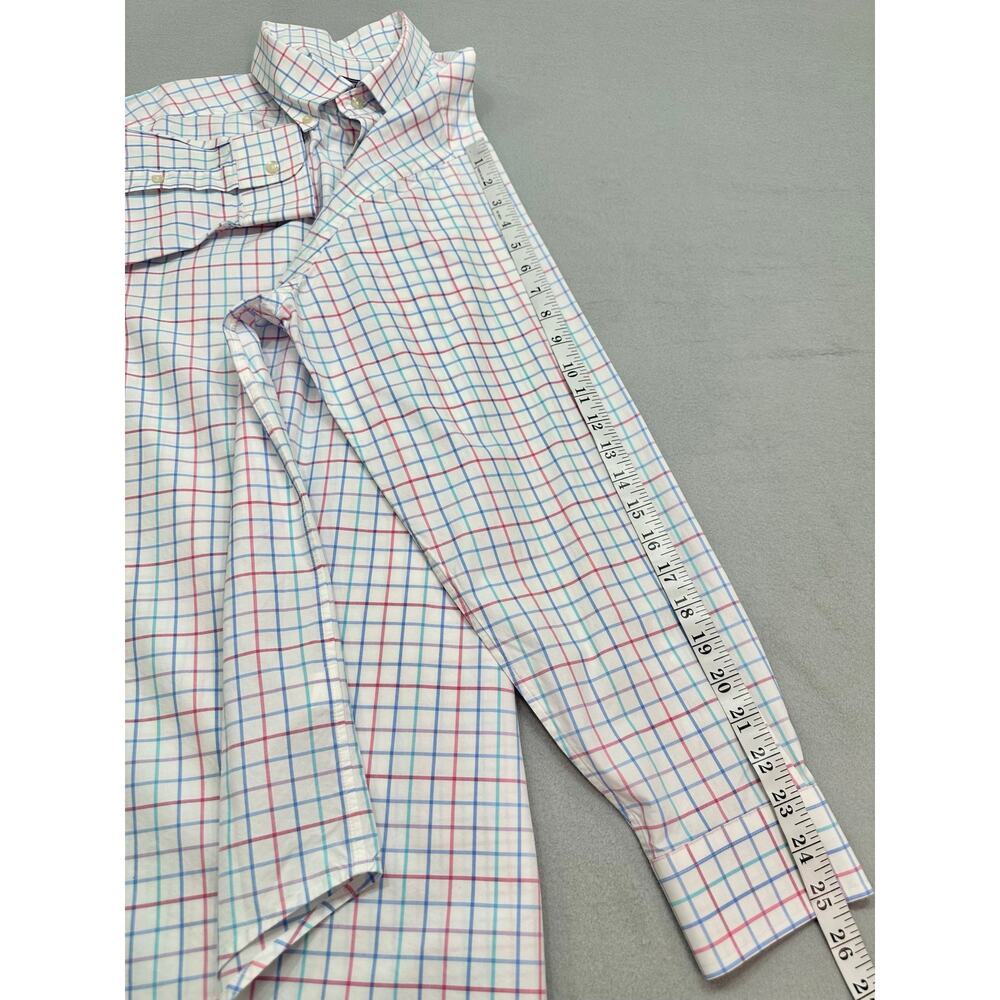Vineyard Vines Classic Fit Murray Button Up White Multi Color Check Size Large - Picture 9 of 11